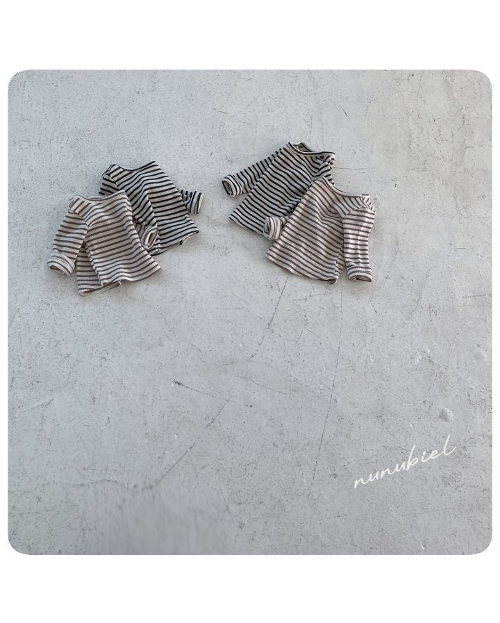 【nunubiel】 stripe t-shirts