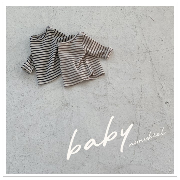 【nunubiel】 bebe stripe t-shirts
