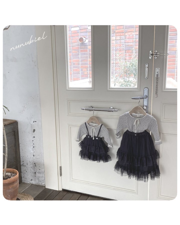 【nunubiel】 bebe floral t-shirts