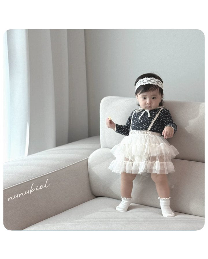 【nunubiel】 bebe floral t-shirts