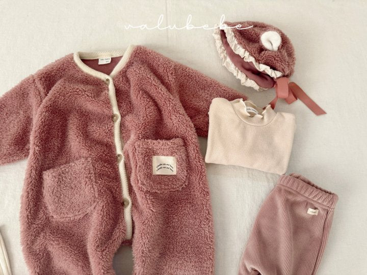 【valubebe】 Pocket Rounding Tumble Suit (Bebe)