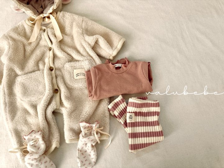 【valubebe】 Pocket Rounding Tumble Suit (Bebe)