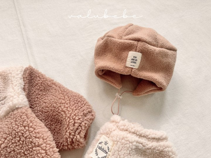 【valubebe】 Fleece military hat (bebe)