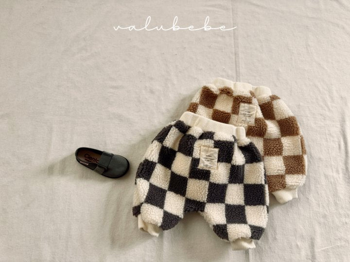 【valubebe】 Big Check Dumble Jogger Pants (Bebe)