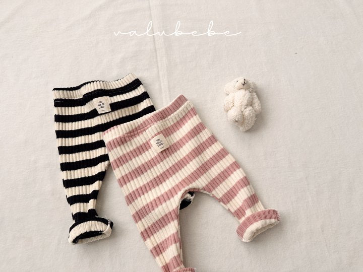 【valubebe】 Striped Leggings 25 (Bebe)