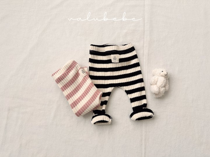 【valubebe】 Striped Leggings 25 (Bebe)