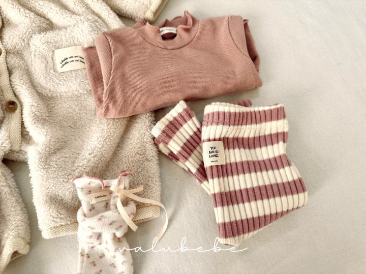 【valubebe】 Striped Leggings 25 (Bebe)