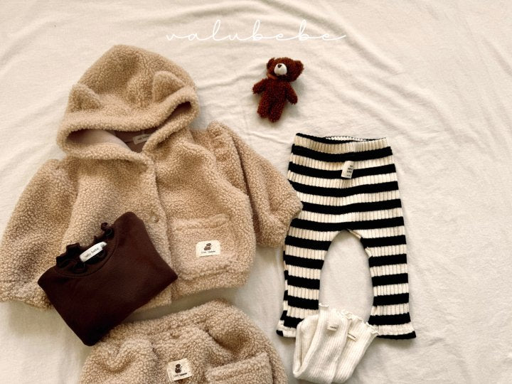 【valubebe】 Striped Leggings 25 (Bebe)