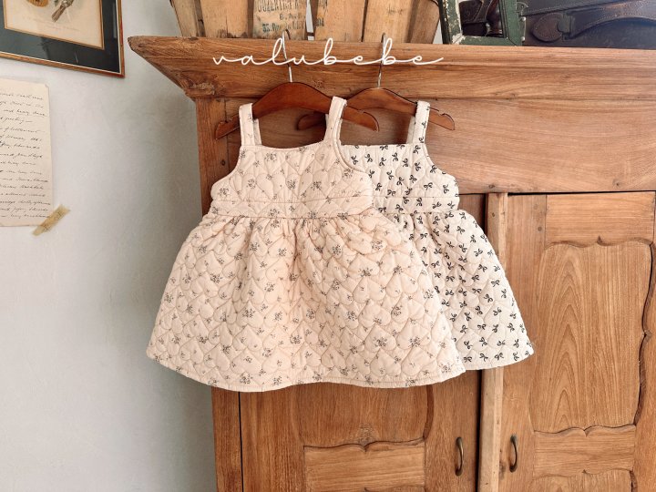 【valubebe】 Shushu quilted one-piece (bebe)