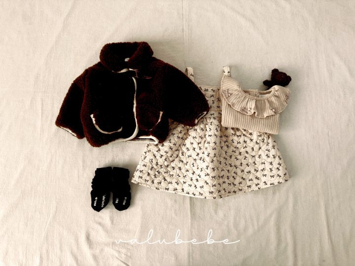 【valubebe】 Shushu quilted one-piece (bebe)