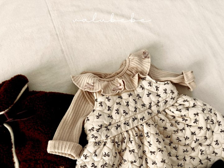 【valubebe】 Shushu quilted one-piece (bebe)