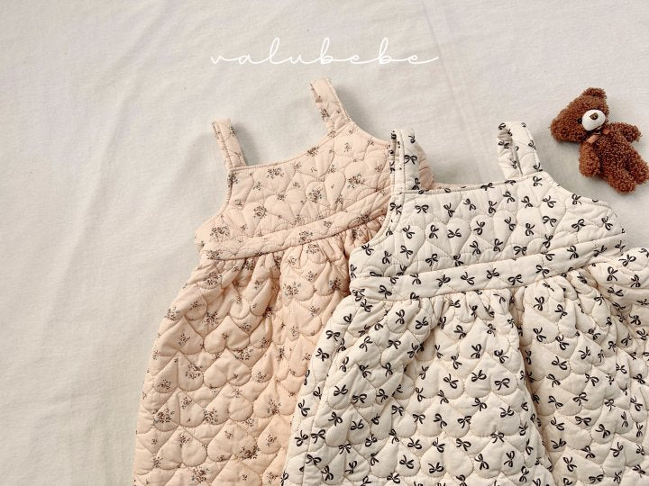 【valubebe】 Shushu quilted one-piece (bebe)