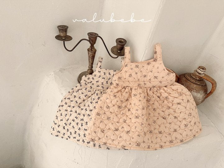 【valubebe】 Shushu quilted one-piece (bebe)