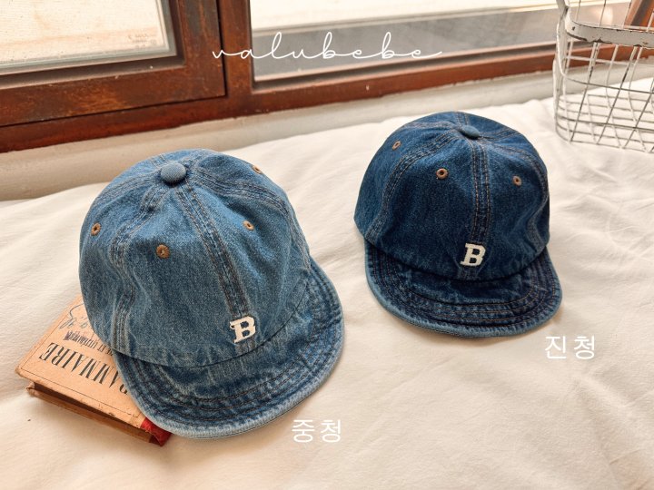 【valubebe】 B Denim Cap (Bebe)
