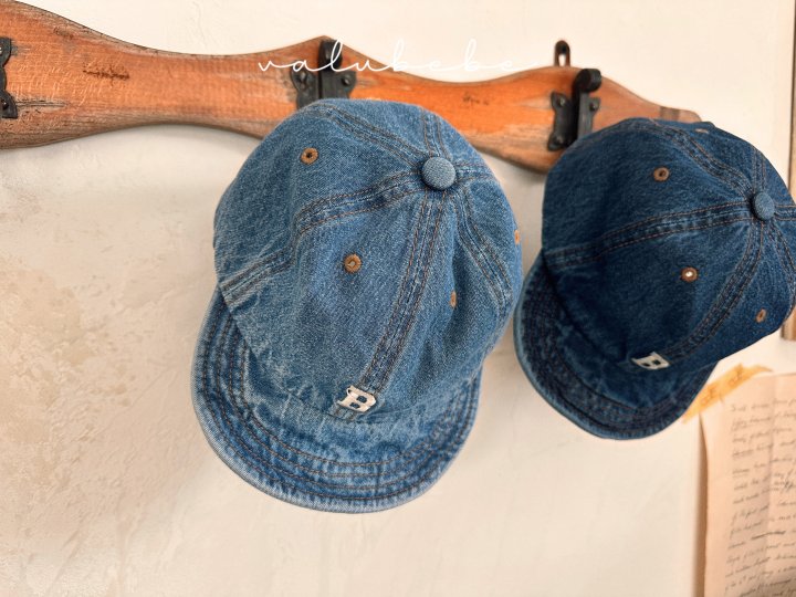 【valubebe】 B Denim Cap (Bebe)
