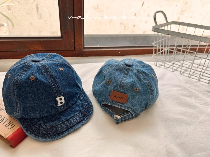 【valubebe】 B Denim Cap (Bebe)