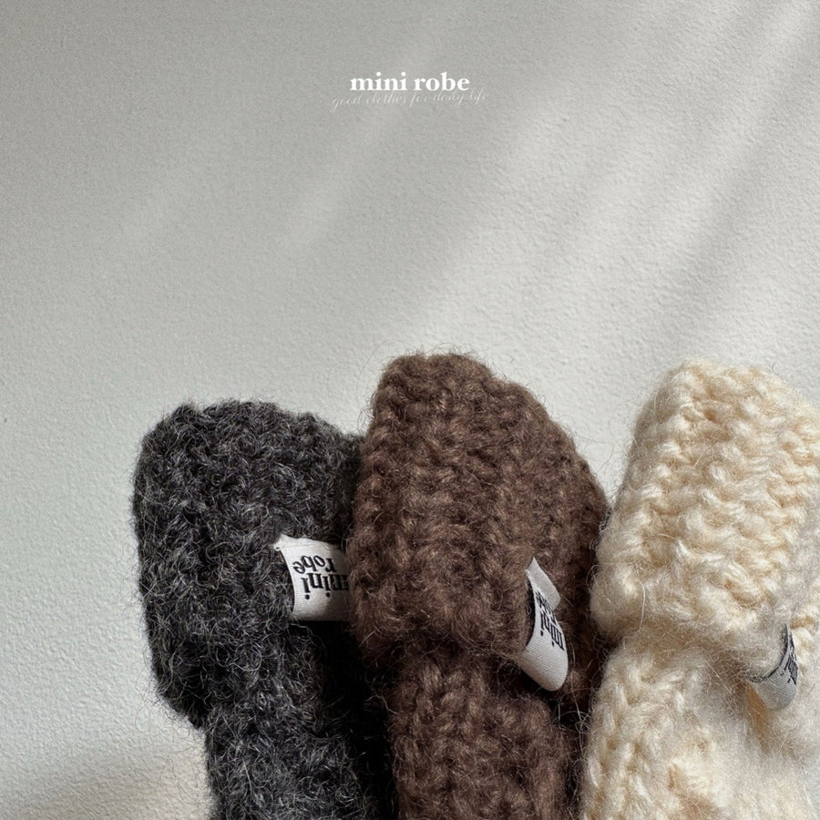 【minirobe】 wool short beanie（ニット帽）