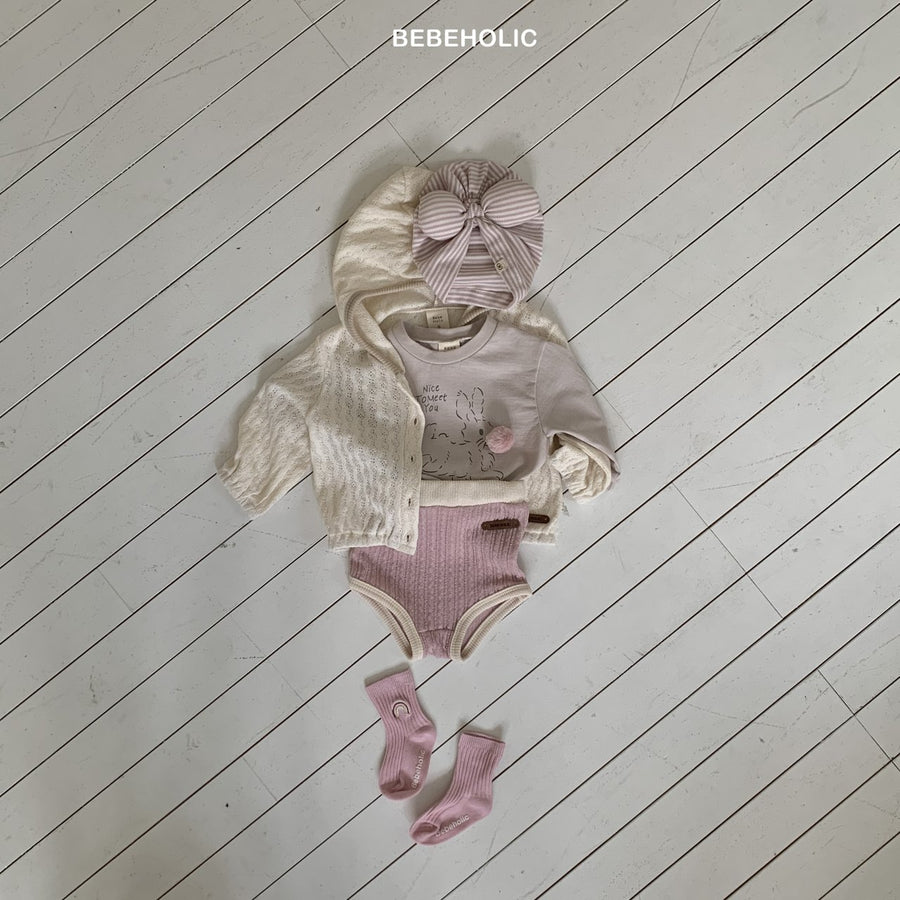 【bebeholic】 Rabbit bangwool T