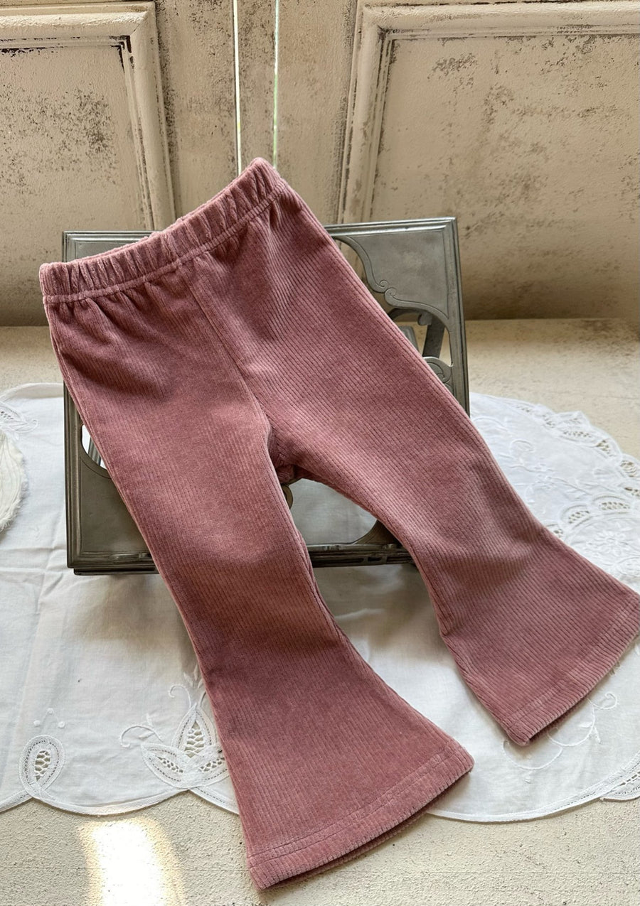 NEW【monbebe】 Corduroy bootcut pants