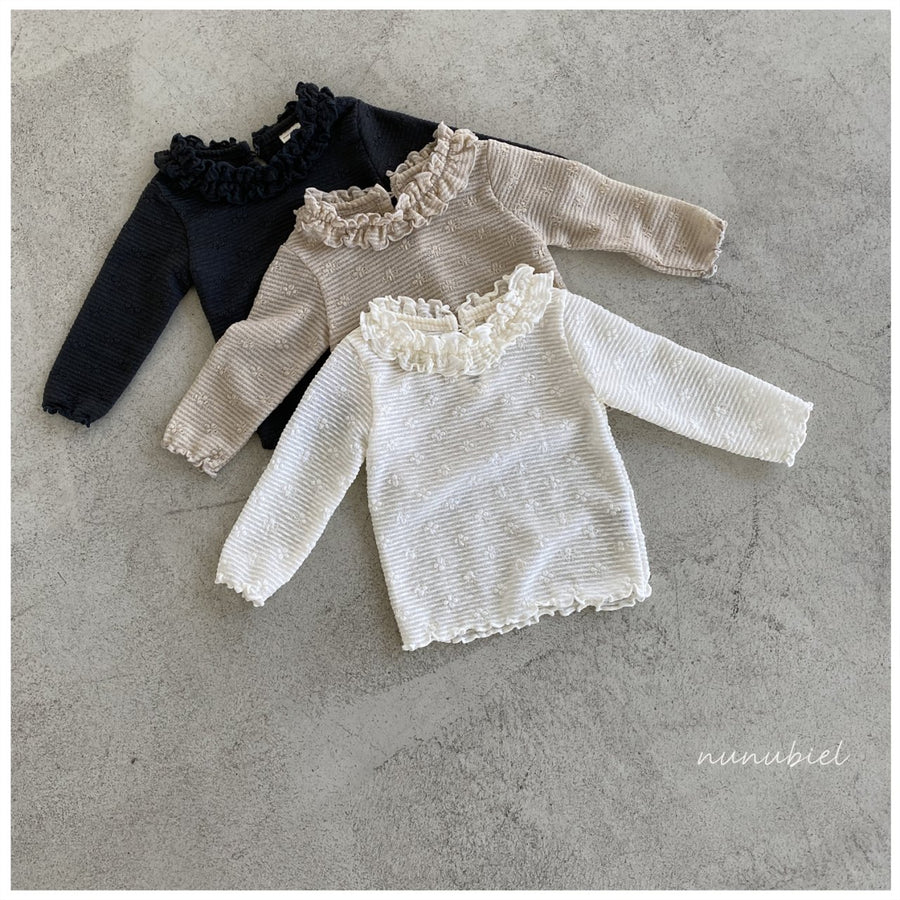 【nunubiel】 bebe mini flower t-shirts