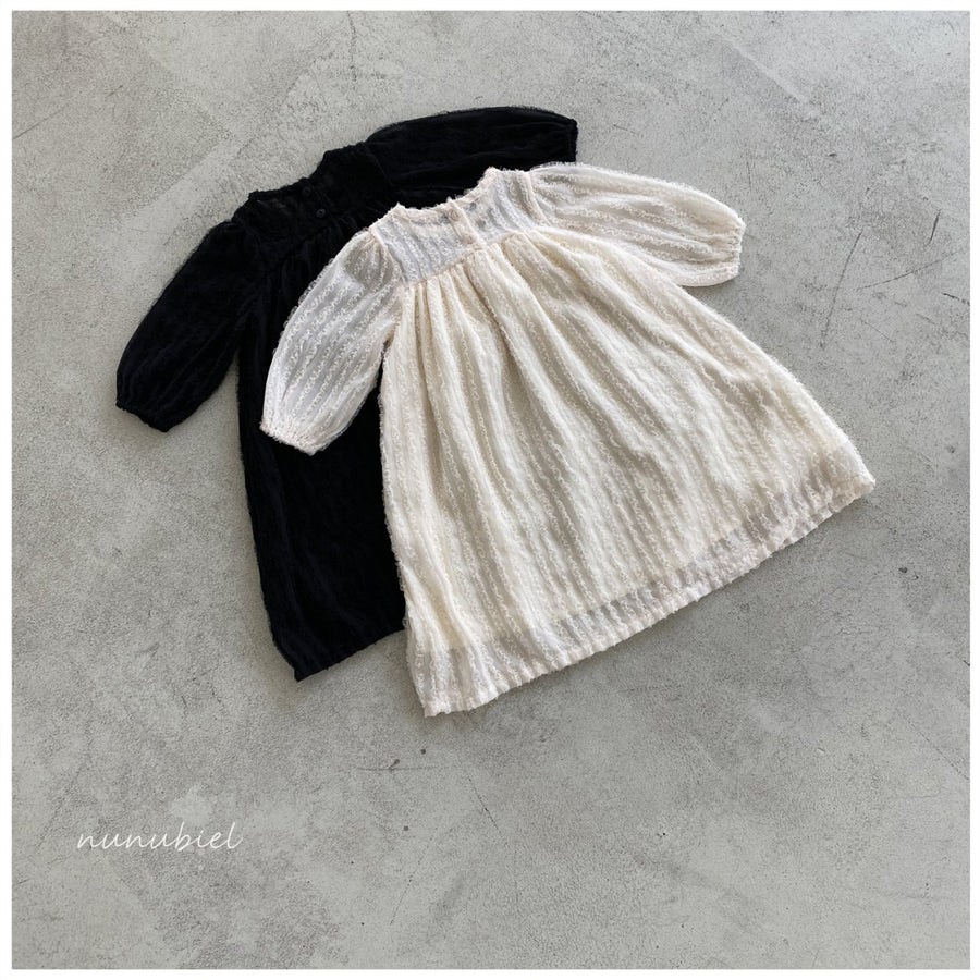 【nunubiel】 chiffon dress　