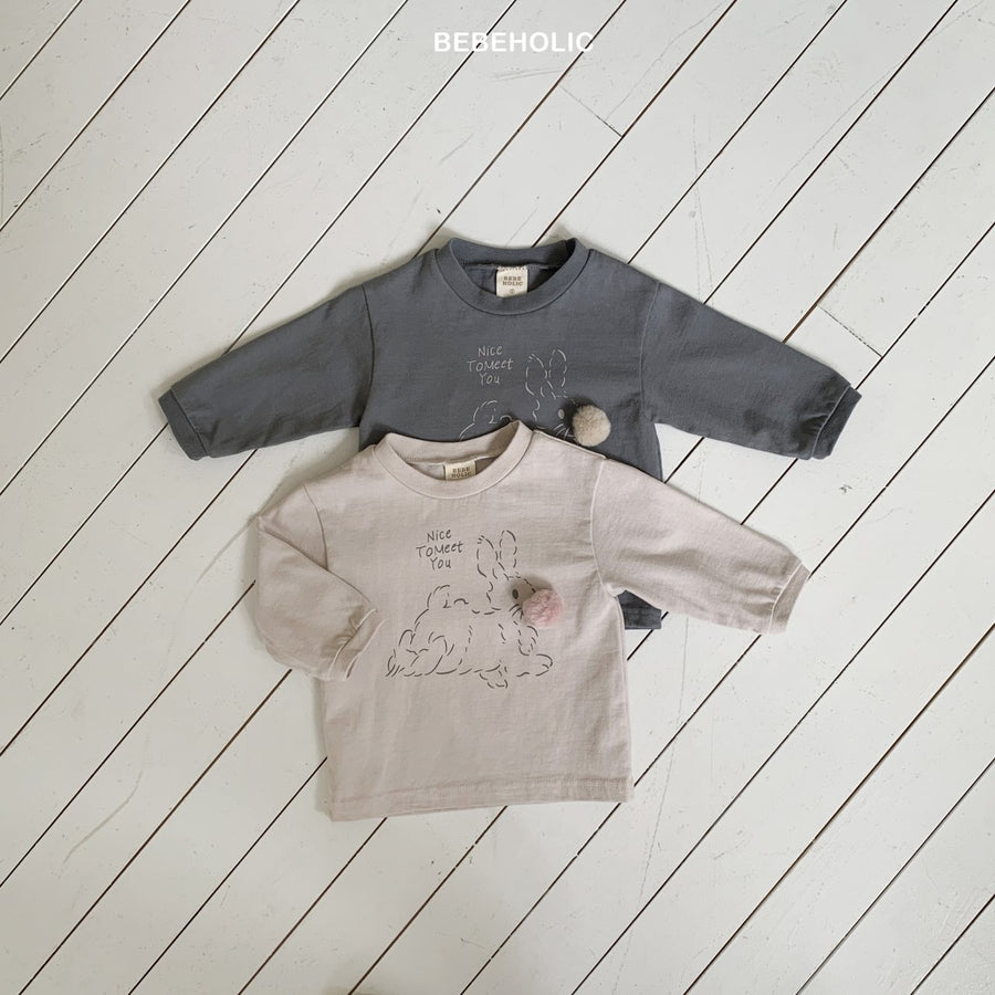【bebeholic】 Rabbit bangwool T