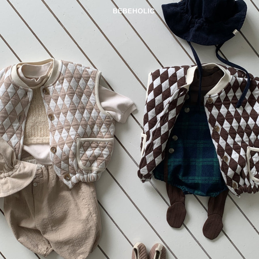 【bebeholic】 Diamond Vest