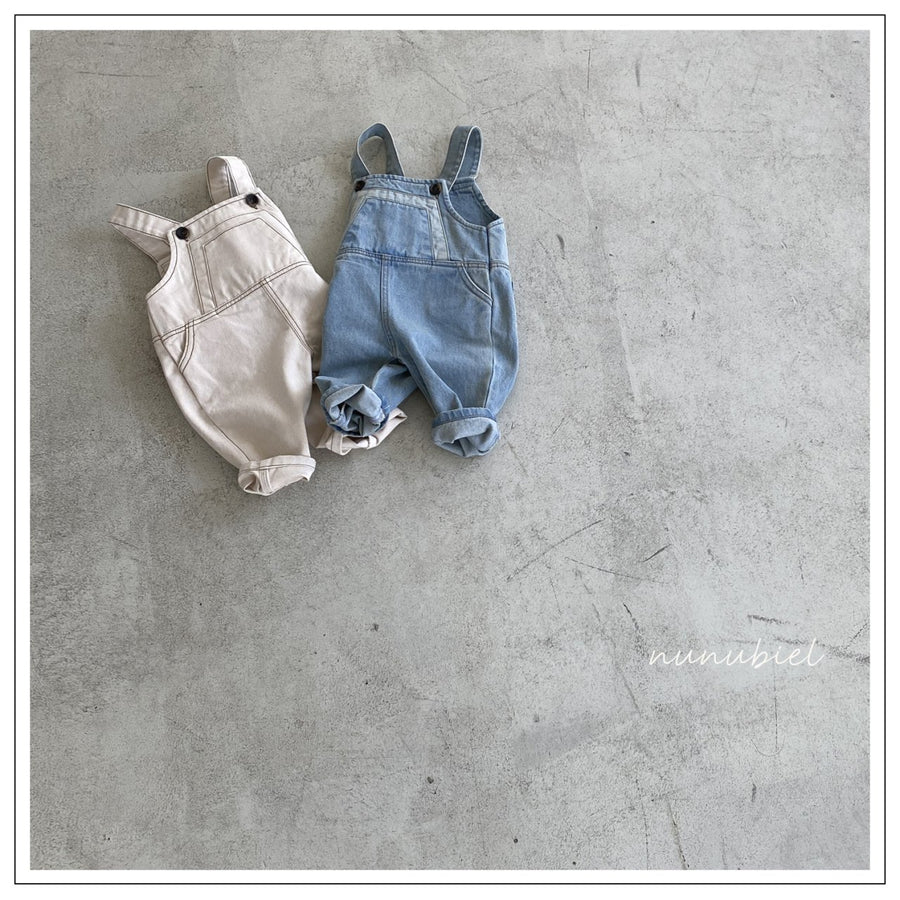 【nunubiel】 patch denim pants