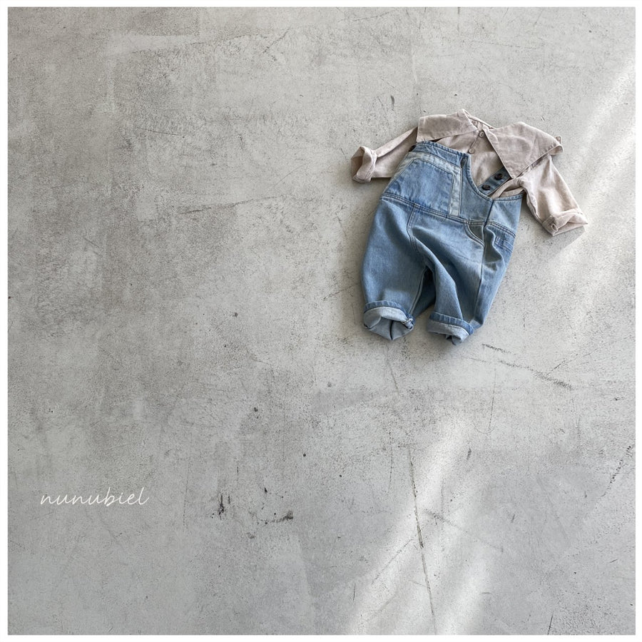 【nunubiel】 patch denim pants