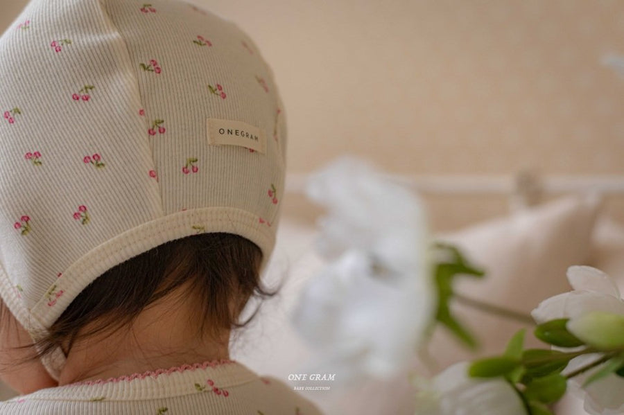 【one gram】 cherry bonnet  ※クーポン使用で表示価格よりさらに10%OFF！4月20日（日）23：59まで！クーポンコード：april10