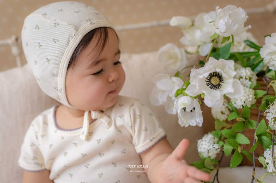 【one gram】 cherry bonnet  ※クーポン使用で表示価格よりさらに10%OFF！4月20日（日）23：59まで！クーポンコード：april10
