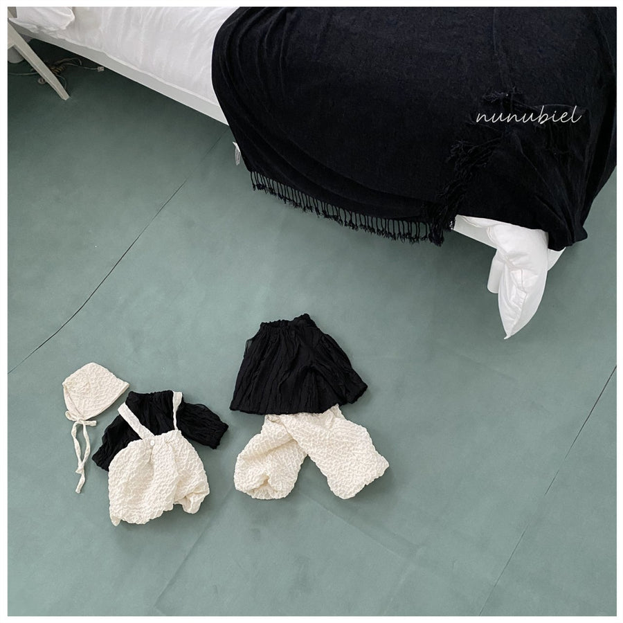 【nunubiel】 ballon romper & bonnet