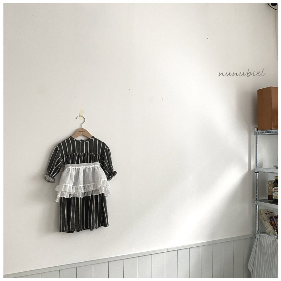 【nunubiel】 stripe dress　