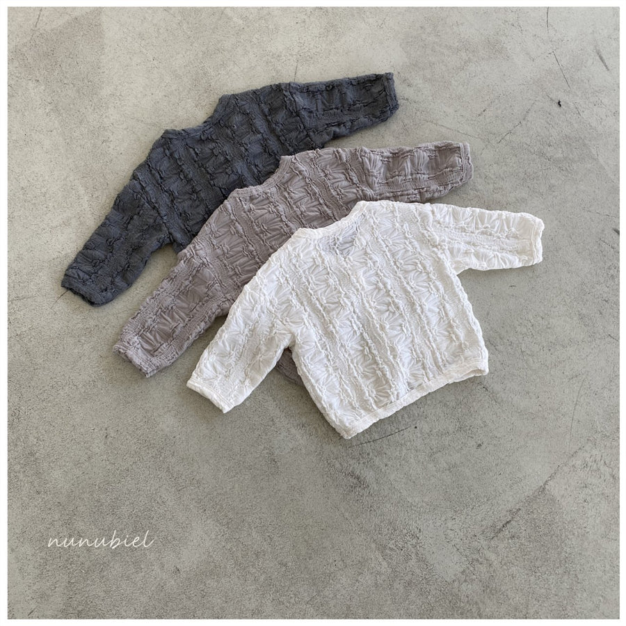 【nunubiel】 round cardigan　