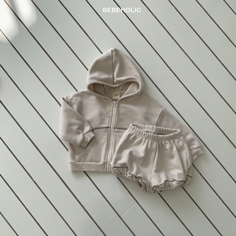 【bebeholic】 Strap Hooded Jacket