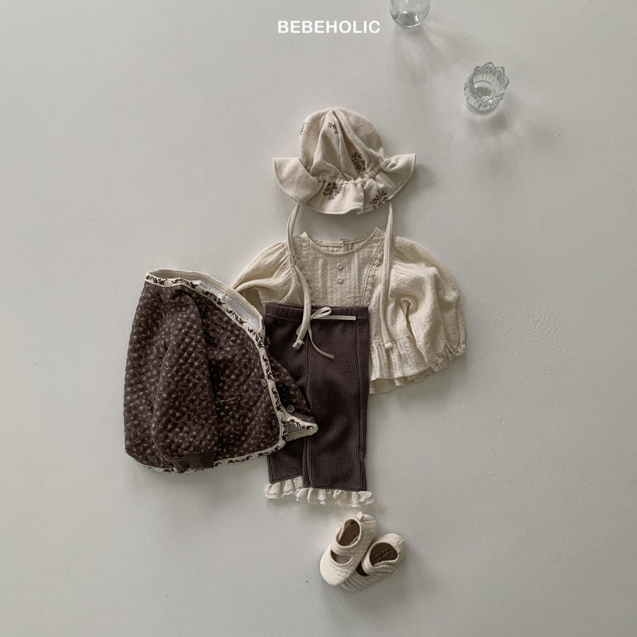 【bebeholic】 Double lace bootcut