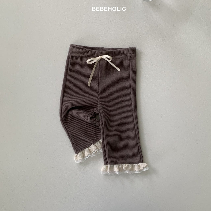 【bebeholic】 Double lace bootcut