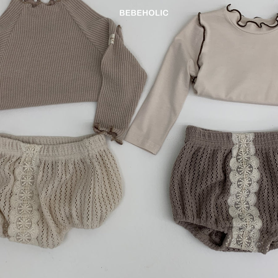 【bebeholic】 Benjamin lace Bloomer