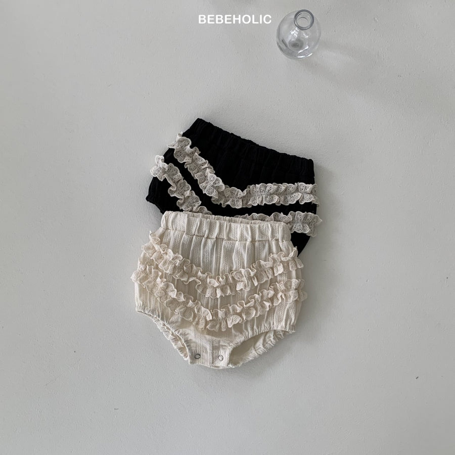 【bebeholic】 Creamy Lace Bloomer