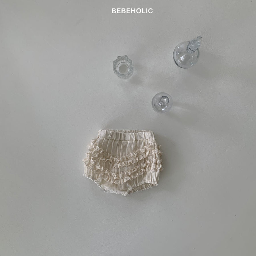 【bebeholic】 Creamy Lace Bloomer
