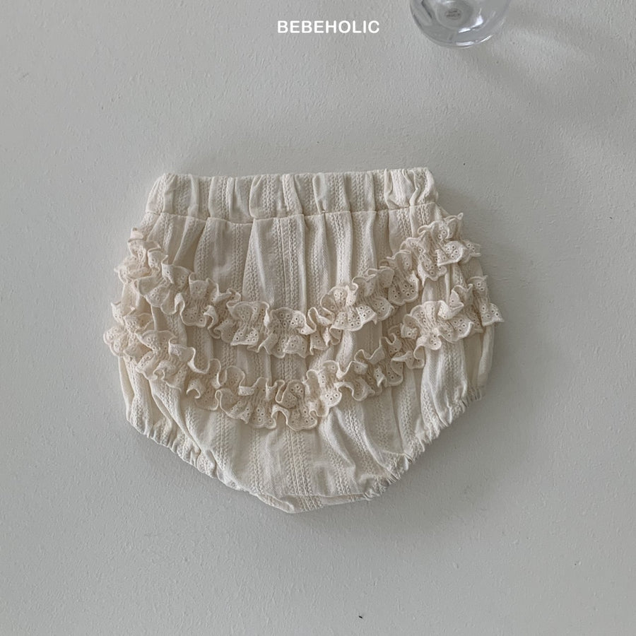 【bebeholic】 Creamy Lace Bloomer