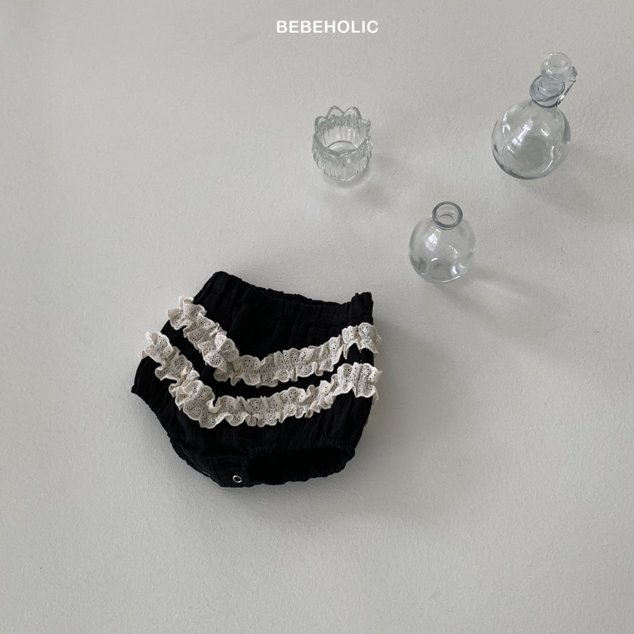 【bebeholic】 Creamy Lace Bloomer