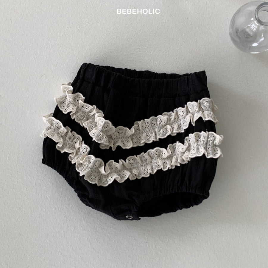 【bebeholic】 Creamy Lace Bloomer