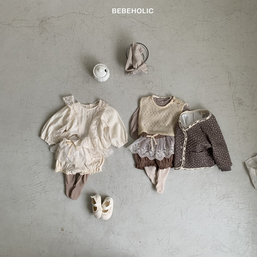 【bebeholic】 Cheese Lace Bloomer