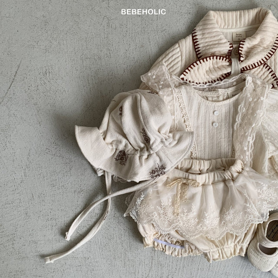 【bebeholic】 Cheese Lace Bloomer