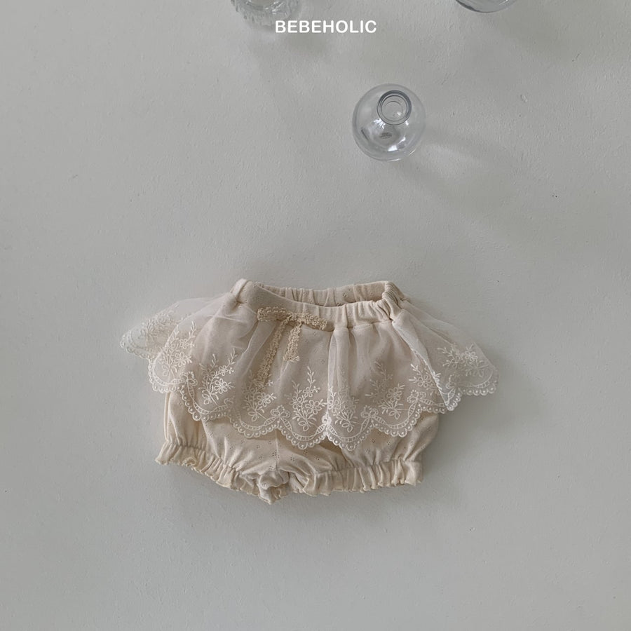 【bebeholic】 Cheese Lace Bloomer