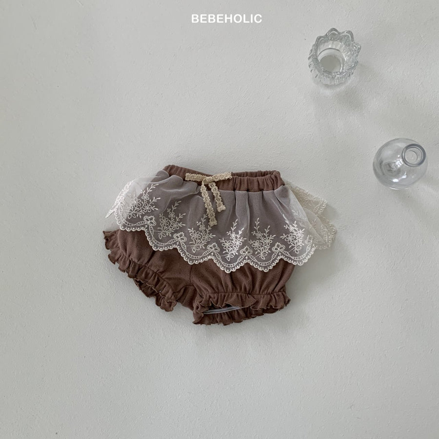 【bebeholic】 Cheese Lace Bloomer