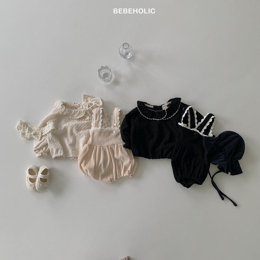 【bebeholic】 Lumi rib rompers