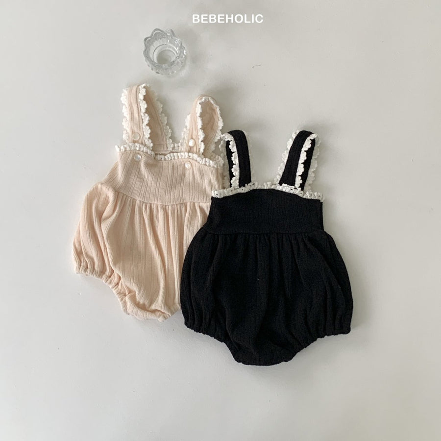 【bebeholic】 Lumi rib rompers