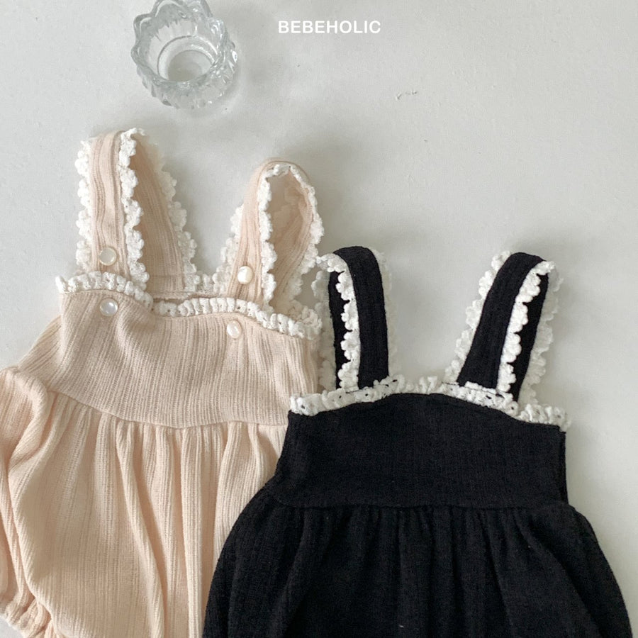 【bebeholic】 Lumi rib rompers